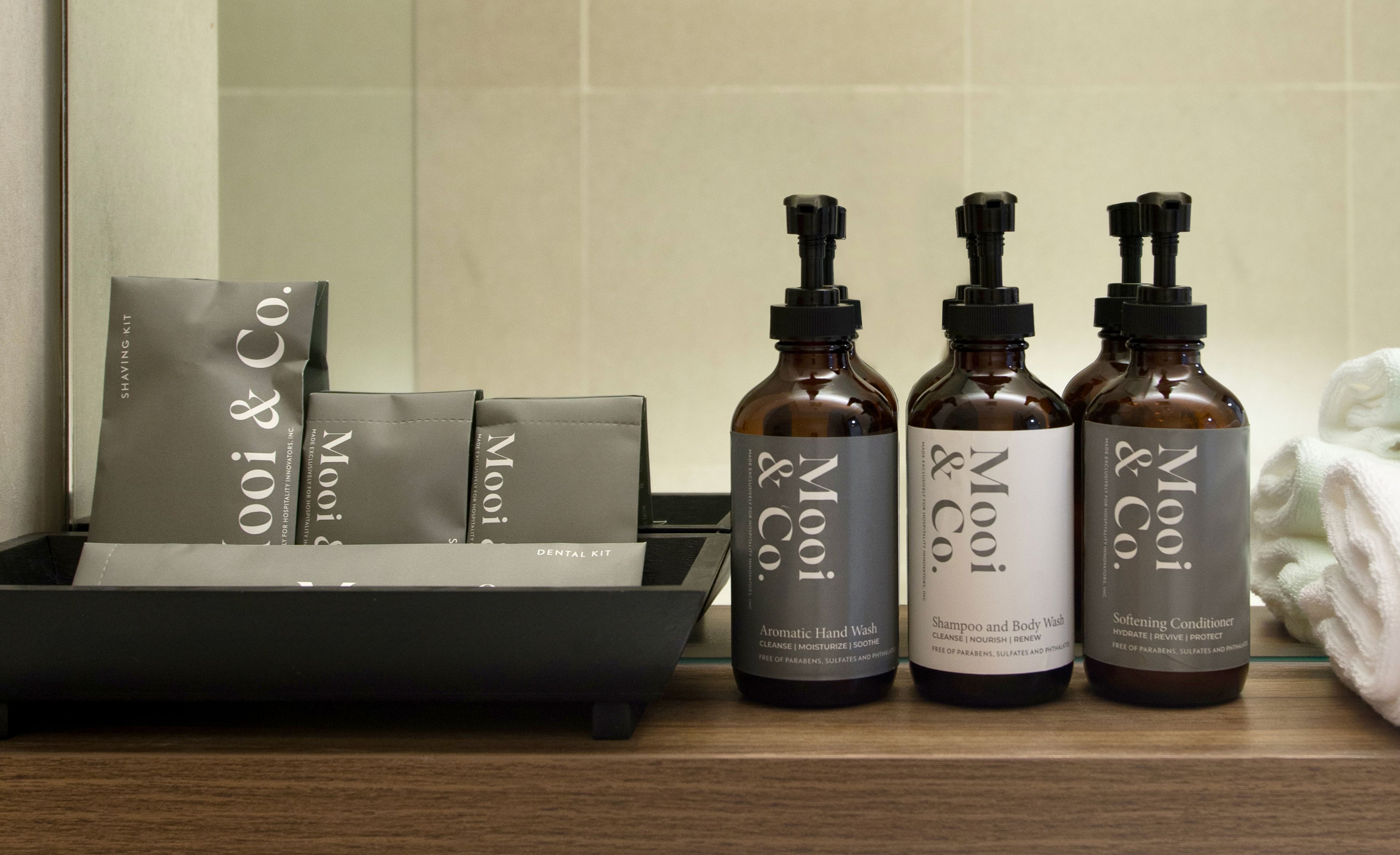 shower, free toiletries, hair dryer, bathrobes