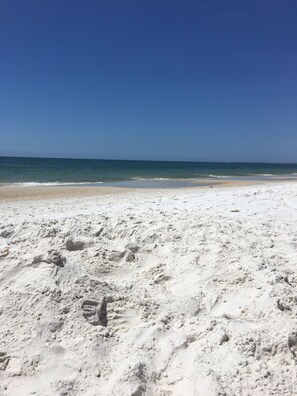 Beach nearby, sun-loungers