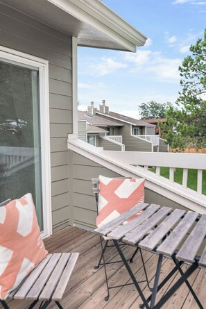 Terrace/patio - Entire 2-Story Townhome in Central Boulder (Boulder)