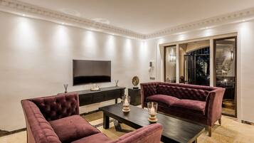 Sala de estar en el lobby