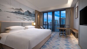 Superior Room, 1 King Bed, City View | In-room safe, desk, blackout curtains, soundproofing - Courtyard by Marriott Hangzhou Xiaoshan (Hangzhou)