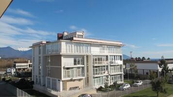 Blick von der Unterkunft