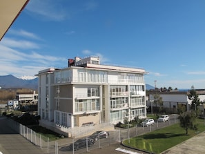 Blick von der Unterkunft