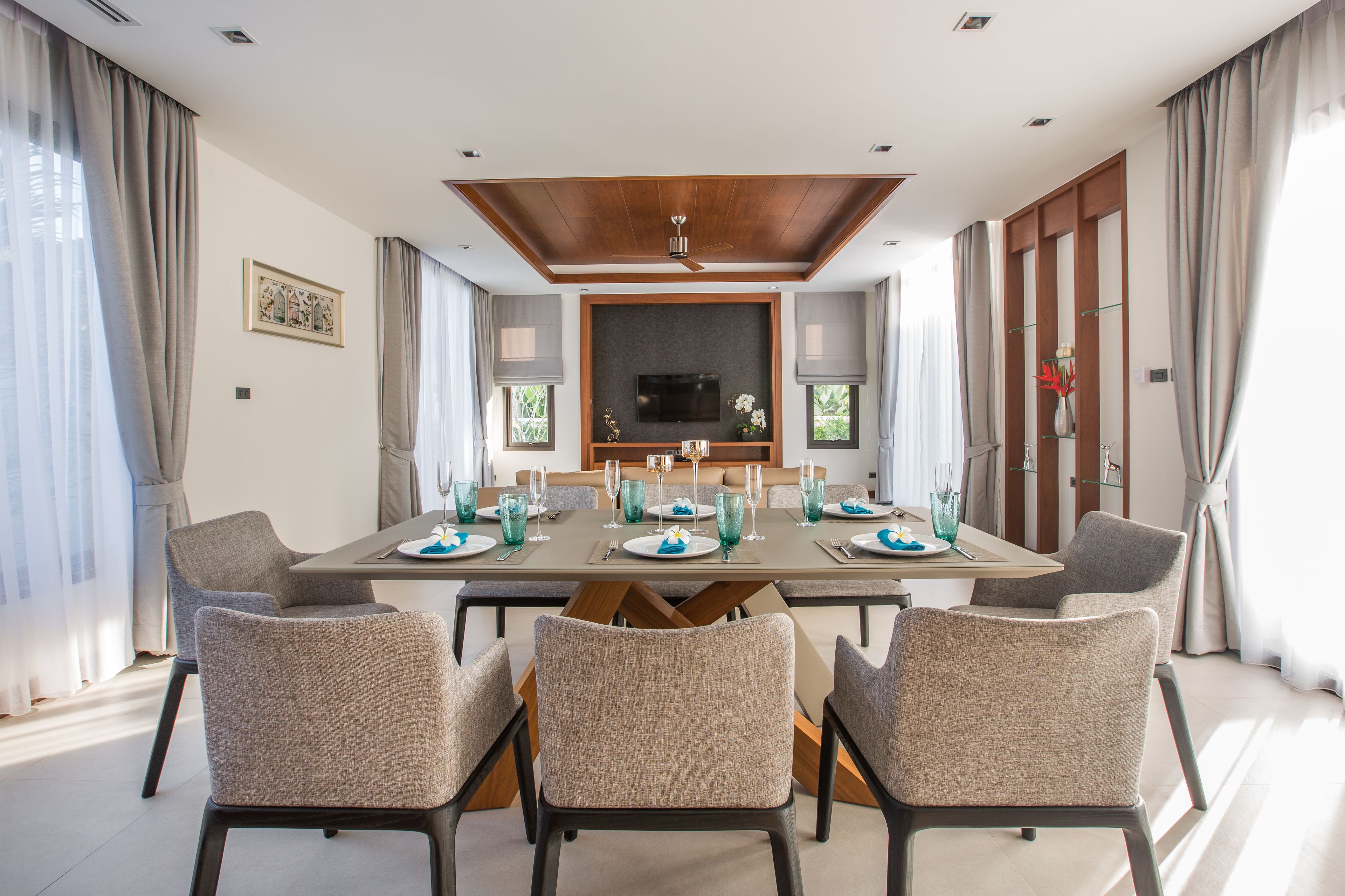 3-Bedroom Villa with Private Pool | 客房内用餐