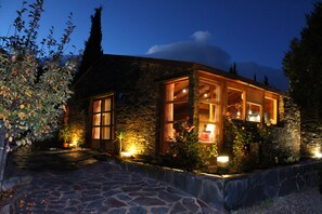 Front of property – evening/night