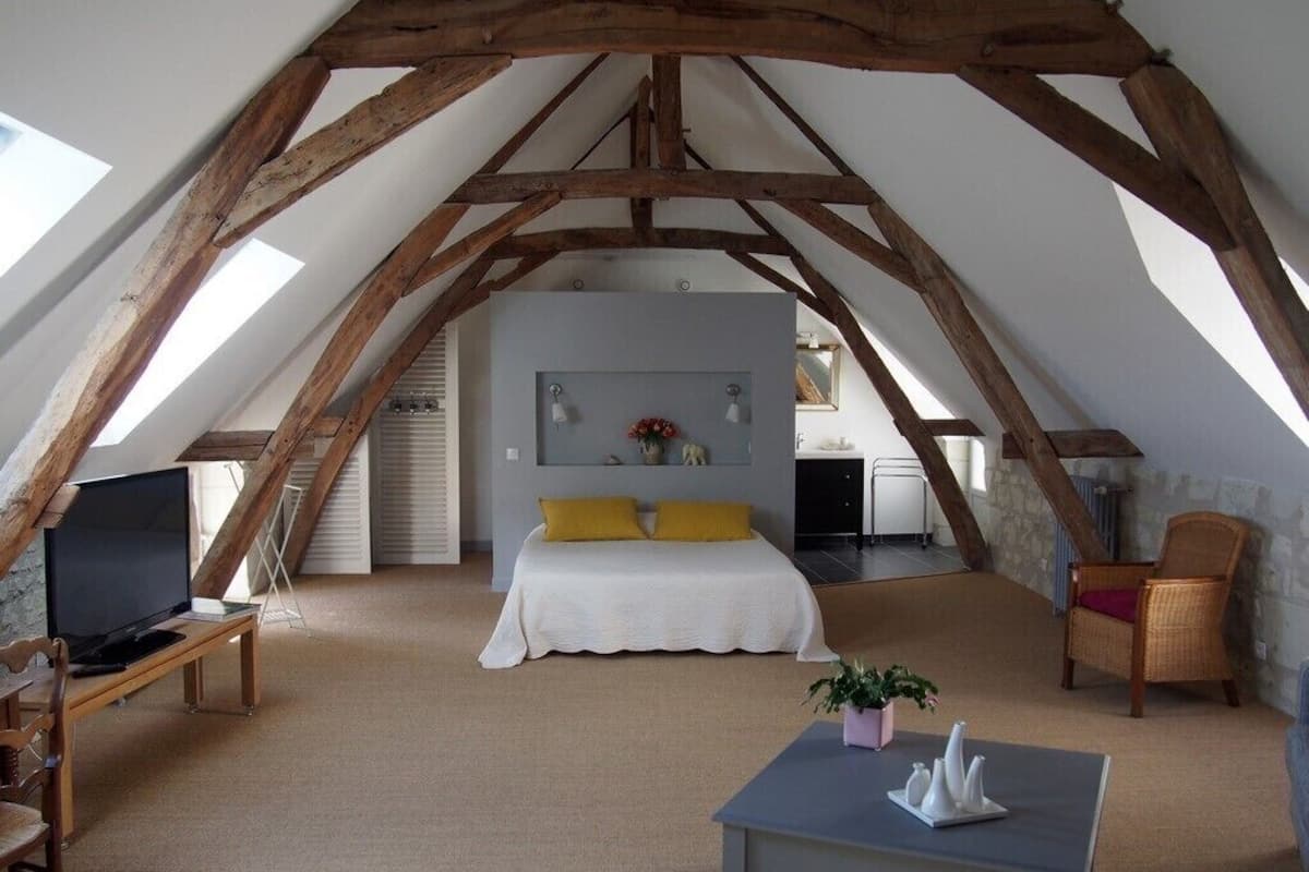 Habitación Confort doble, baño privado, vistas al jardín (chambre du haut) | Vistas desde el alojamiento