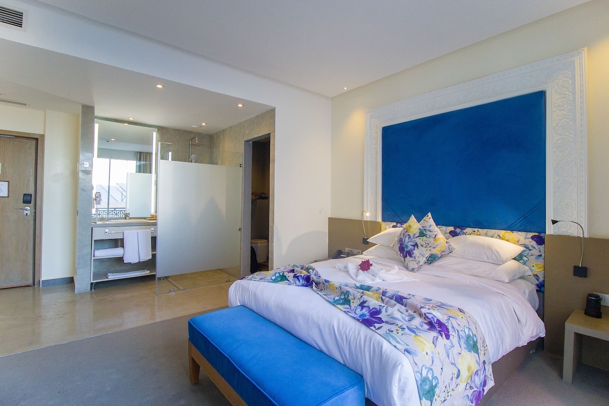 Deluxe tweepersoonskamer | 1 slaapkamer, lakens van Egyptisch katoen, luxe beddengoed