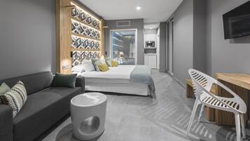 Minibar, bureau, rideaux occultants, chambres insonorisées