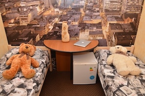 Desk, iron/ironing board, free WiFi, bed sheets