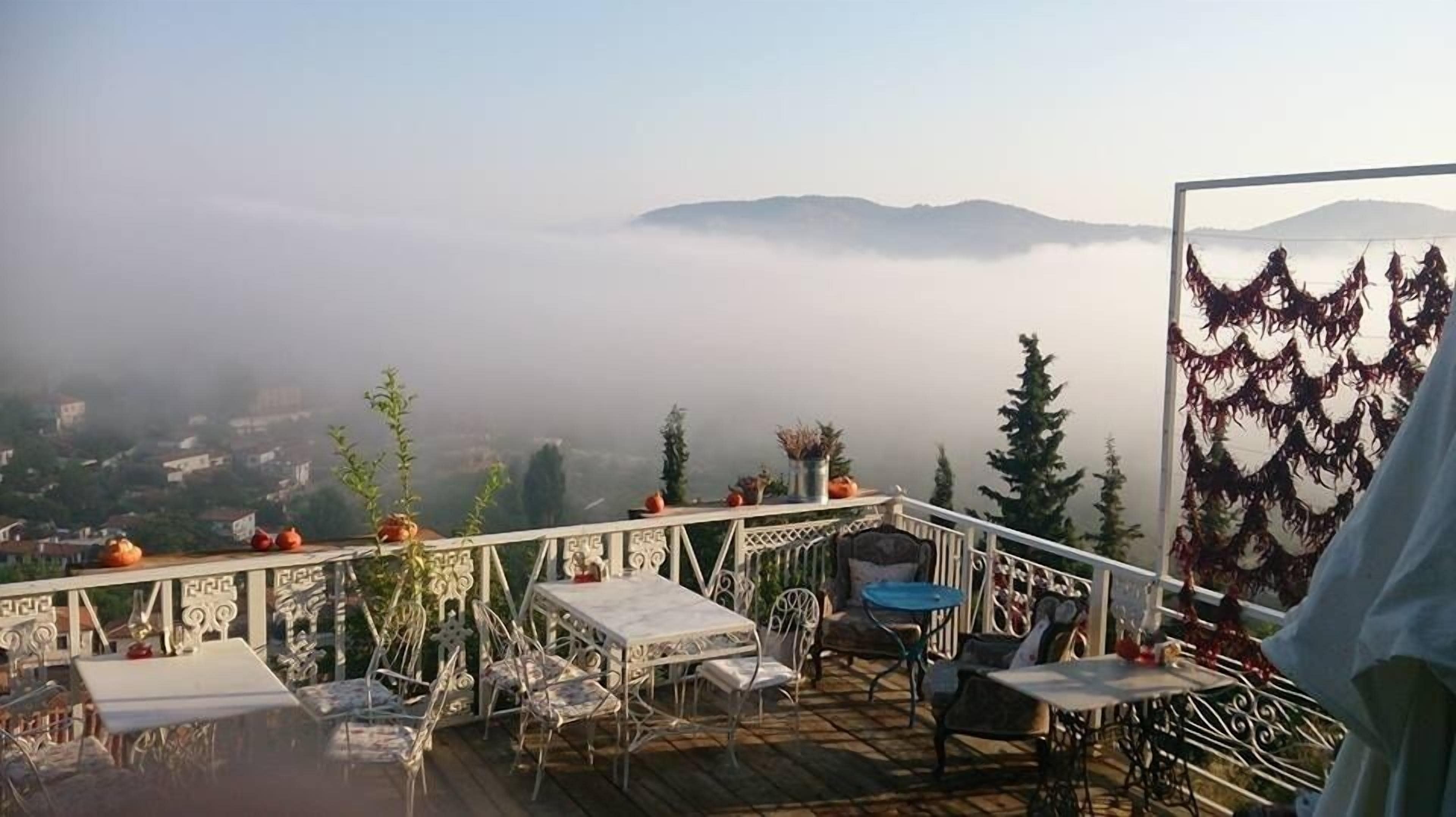 Vue depuis l’hébergement