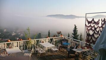 Uitzicht vanuit accommodatie