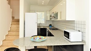 Apartment, 2 Bedrooms, Non Smoking | Private kitchen | Coffee/tea maker, full-size fridge, oven, stovetop - Olympia Apartments 6 Solovilla (Fethiye)
