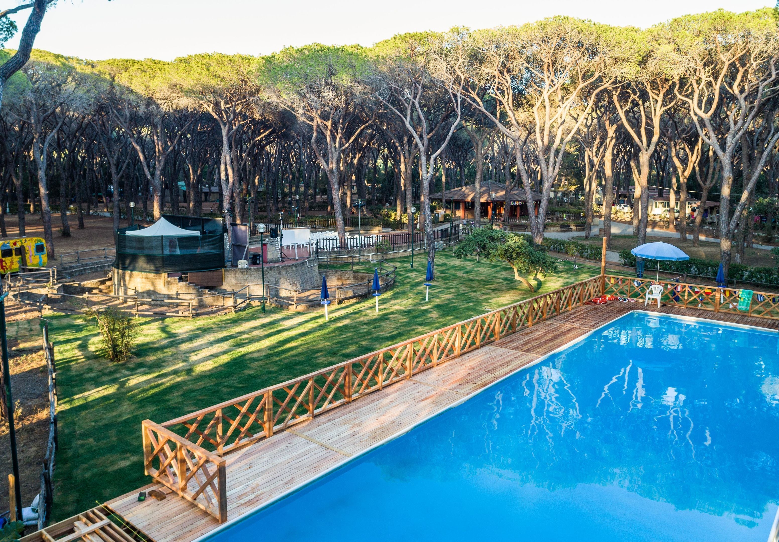 Seasonal outdoor pool