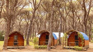 Economy Tent, Shared Bathroom | Exterior