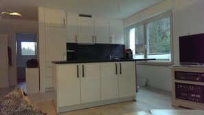 Superior Condo, 1 Bedroom | Private kitchen | Full-size fridge, oven, stovetop, dishwasher - Loft Nagoldtal (Pforzheim)