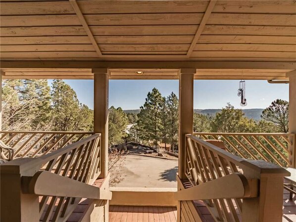 小屋, 多張床, 熱水浴缸, 花園景觀 | 陽台