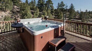 Cabin, Multiple Beds, Hot Tub, Mountain View | Spa - Abbey Lodge - Nine Bedroom Cabin with Hot Tub (Ruidoso)
