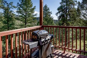 Balcony - Adobe Hacienda - Three Bedroom Cabin with Hot Tub (Ruidoso)