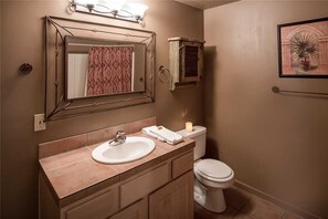 Cabin, Multiple Beds, Hot Tub, Mountain View | Bathroom - Adobe Hacienda - Three Bedroom Cabin with Hot Tub (Ruidoso)