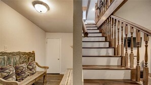 Cabin, Multiple Beds, Hot Tub, Mountain View | Living room | TV, fireplace, DVD player - Alto Lakes - Four Bedroom Cabin with Hot Tub (Alto)