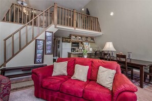 Cabin, Multiple Beds, Patio | Living room - Alto Pines - Three Bedroom Cabin (Alto)