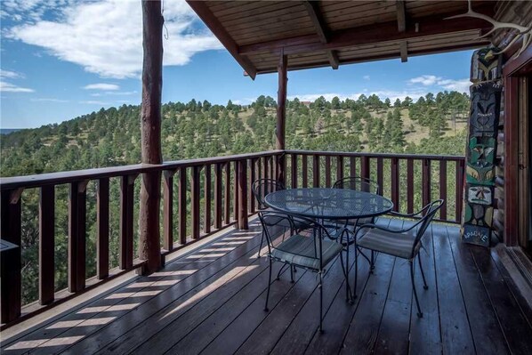 Cabin, Multiple Beds, Hot Tub, Mountain View | Balcony