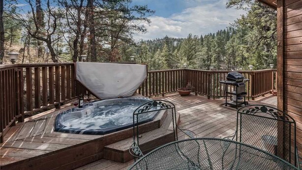 Unclassified image, 1 of 25, button - Cabin on the Creek - Three Bedroom Cabin with Hot Tub (Ruidoso)