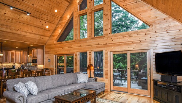 House, Multiple Beds, Hot Tub | View from room