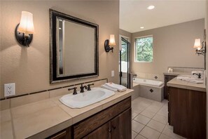 Cabin, Multiple Beds, Patio | Bathroom