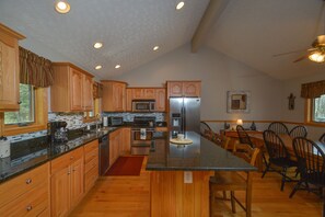 House, Multiple Beds, Hot Tub | Private kitchen - Keep Calm and Lake On 5 Bedroom House (Swanton)