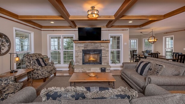 Living room - Castle in the Sky 5 Bedroom House (McHenry)