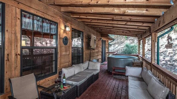 Cabin, Multiple Beds, Hot Tub, Mountain View | Balcony - Gareys Deer Haven - Three Bedroom Cabin (Ruidoso)