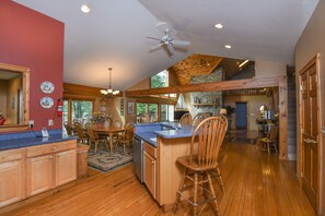 House, Multiple Beds, Hot Tub, Mountain View | Private kitchen - Brighton Shores 6 Bedroom House (Swanton)