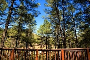 Balcony - La Luz Lodge - Two Bedroom Cabin (Ruidoso)