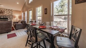 Cabin, Multiple Beds, Hot Tub | Private kitchen | Coffee/tea maker, fridge, microwave, oven