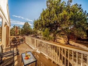 Cabin, Multiple Beds, Hot Tub, Mountain View | Balcony