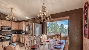 Cabin, Multiple Beds, Hot Tub, Mountain View | Private kitchen - Naylor Mountain Retreat - Three Bedroom Cabin with Hot Tub (Alto)