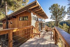 Cabin, Multiple Beds, Hot Tub, Mountain View | Balcony