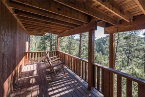 Cabin, Multiple Beds, Patio, Mountain View | Balcony - Rettigs Rustic Retreat - Three Bedroom Cabin (Ruidoso)