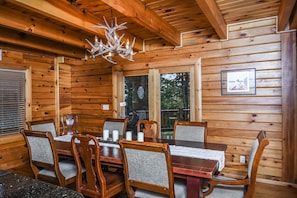 House, Multiple Beds, Hot Tub | Private kitchen | Fridge, microwave, oven, stovetop - Peak of Perfection 5 Bedroom House (McHenry)