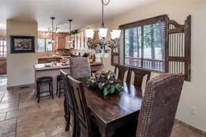 Cabin, Multiple Beds, Hot Tub, Mountain View | Private kitchen | Fridge, microwave, oven, stovetop - Sierras Grace - Three Bedroom Cabin with Hot Tub (Ruidoso)