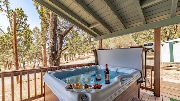 Cabin, Multiple Beds, Hot Tub, City View | Spa