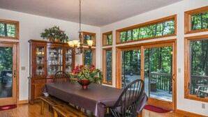 House, Multiple Beds, Hot Tub | Private kitchen | Coffee/tea maker, fridge, microwave, oven - Wispering Woods 4 Bedroom House (McHenry)