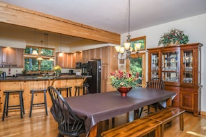 House, Multiple Beds, Hot Tub | Private kitchen