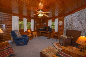 House, Multiple Beds, Kitchen | Living room - The Pines 3 Bedroom House (Swanton)