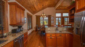 House, Multiple Beds, Hot Tub | Private kitchen | Coffee/tea maker, fridge, microwave, oven - At the Heart of it All 4 Bedroom House (McHenry)