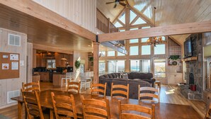 House, Multiple Beds, Fireplace | Private kitchen | Coffee/tea maker, fridge, microwave, oven