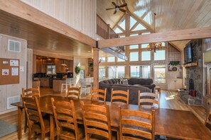 House, Multiple Beds, Fireplace | Private kitchen