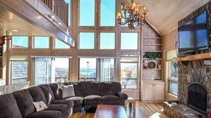 House, Multiple Beds, Fireplace | Living room | TV, fireplace, DVD player