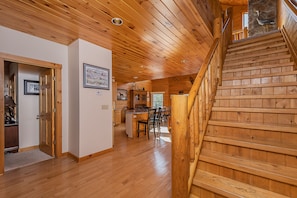 TV, fireplace, DVD player